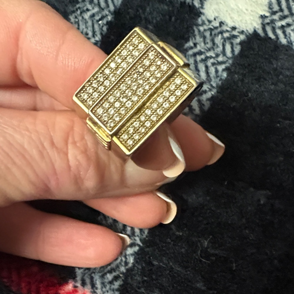 Gold and Silver Statement Ring